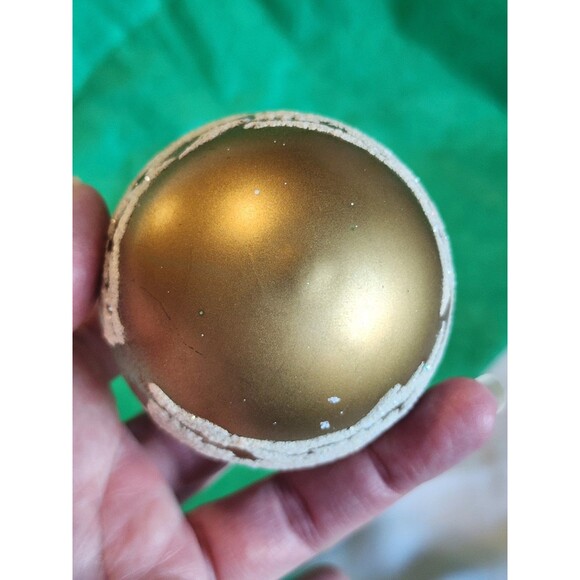 Assorted Lot Krebs Decorated Glass Christmas Ornaments Icicle Germany Gold White - Picture 16 of 16